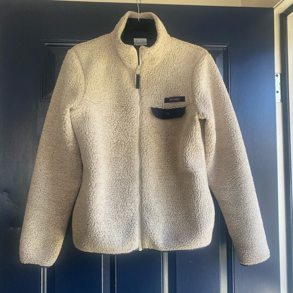 Columbia Women's Off-White Teddy Jacket
